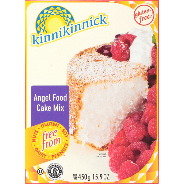 Doughs, Gelatins & Bake Mixes Kinnikinnick Cake Mix, Gluten Free, Angel Food hero