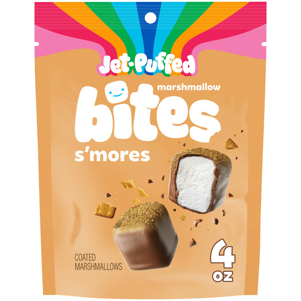 Baking Ingredients Jet-Puffed S'mores Flavored Coated Marshmallows hero