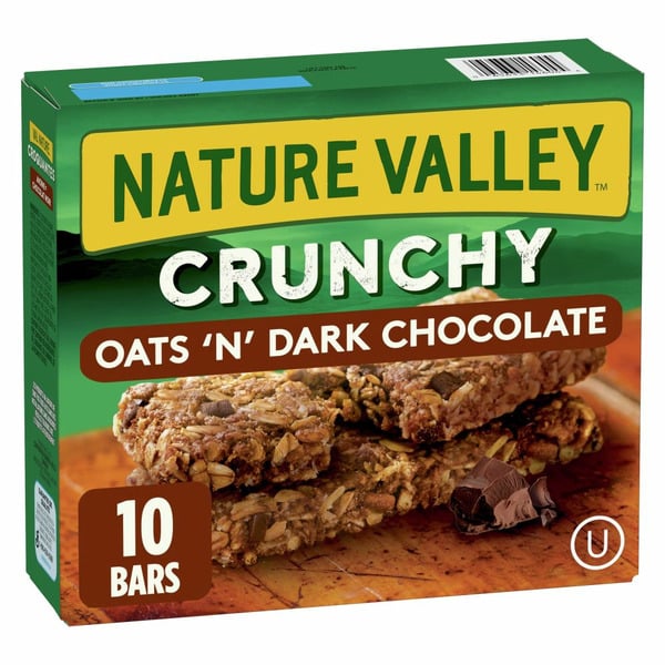 Energy & Granola Bars Nature Valley Crunchy Granola Bars, Oats 'n Dark Chocolate hero