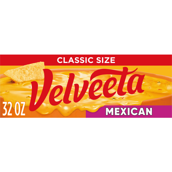 Packaged Cheese VELVEETA Mexican Cheese with Jalapeno Peppers hero