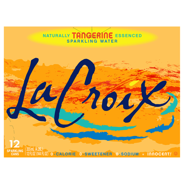 Soft Drinks LaCroix Sparkling Water, Tangerine hero