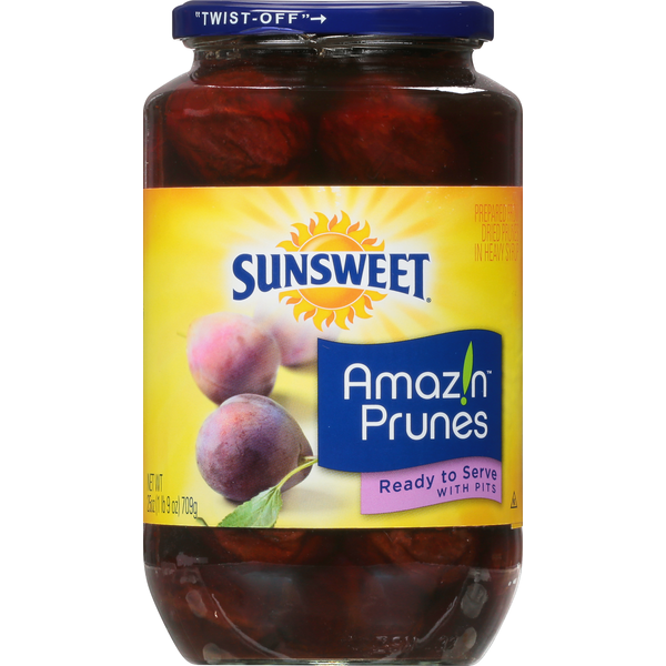 Canned Fruit & Applesauce Sunsweet Prunes with Pits, Ready to Serve hero