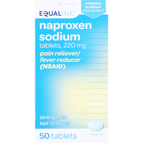 Muscles, Joints & Pain Relief Equaline Naproxen Sodium, 220 mg, Tablets hero