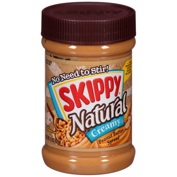 Spreads SKIPPY Natural Creamy Peanut Butter Spread hero