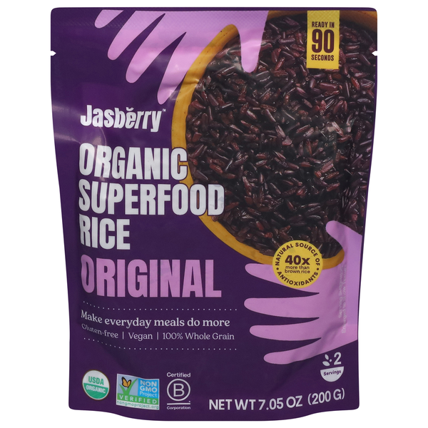 Juice & Nectars Jasberry Rice, Superfood, Organic, Original hero