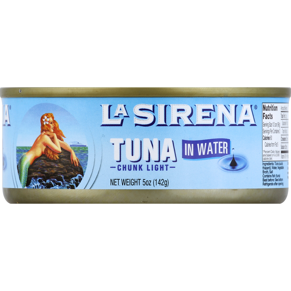 Canned Meat & Seafood La Sirena Tuna, Chunk Light, in Water hero