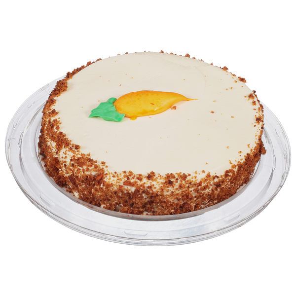 Bakery Cakes & Cupcakes Food Lion Sliced Carrot Cake With Cream Cheese Icing, 7 In hero