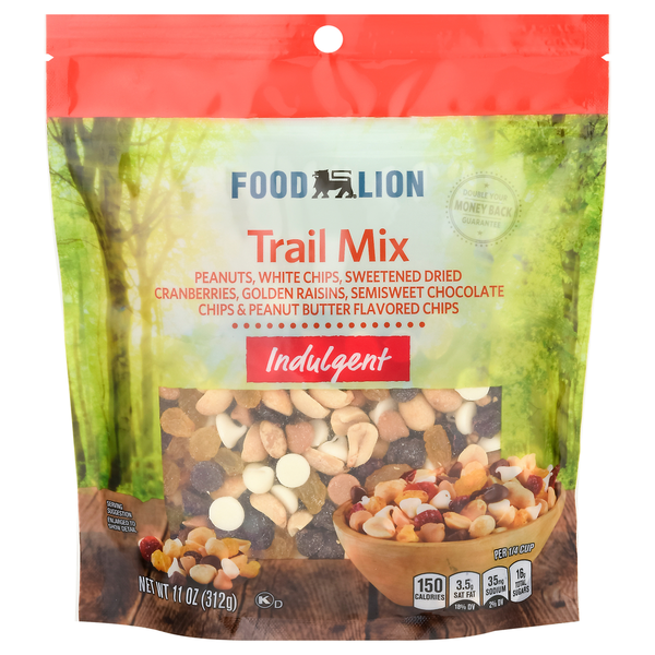 Nuts, Seeds & Dried Fruit Food Lion Trail Mix, Indulgent hero