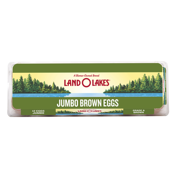 Eggs Land O Lakes Jumbo Brown Eggs, 12 Count hero