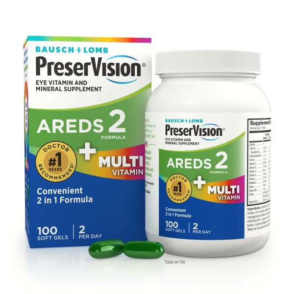 Vitamins & Supplements PreserVision® AREDS 2 Formula + MultiVitamin Vitamin & Mineral hero