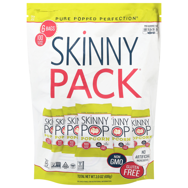 Cocktail Mixes SkinnyPop Popcorn SkinnyPack Original hero