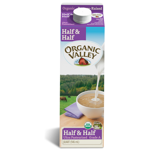 Packaged Creams & Cheeses Organic Valley Half & Half hero