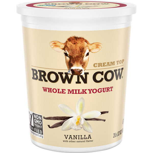 Yogurt Brown Cow® Cream Top Whole Milk Yogurt Vanilla hero