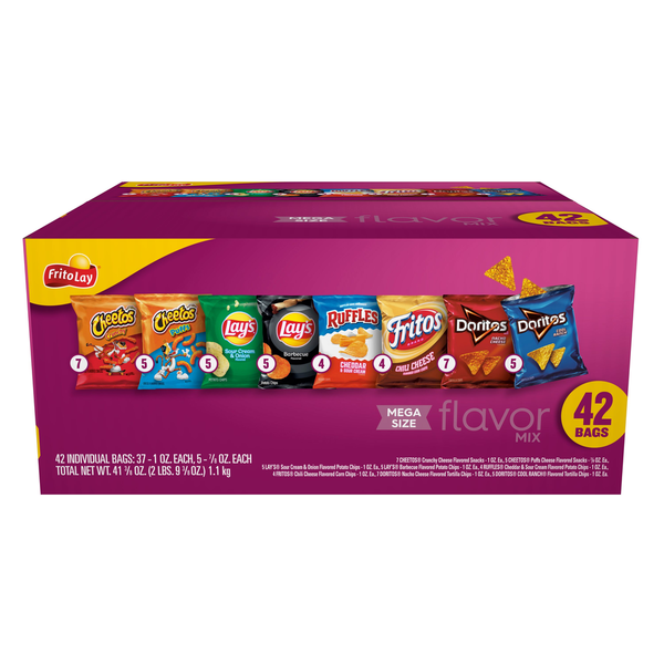 Chips & Pretzels Frito Lay Snacks Flavor Mix Variety Packs hero