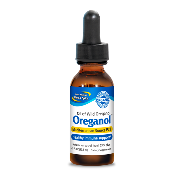 Immune Support North American Herb & Spice Oreganol P73 oregano oil hero