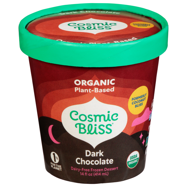 Frozen Dessert Cosmic Bliss Organic, Plant-Based Dark Chocolate hero