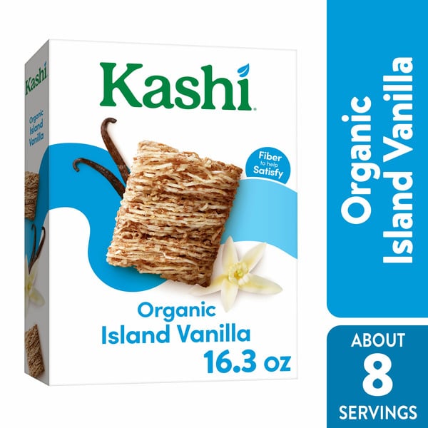 Cereal Kashi Cold Breakfast Cereal, Vegan, Organic Fiber Cereal, Island Vanilla hero