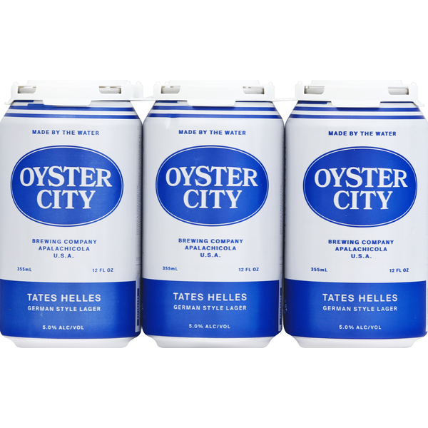 Beers & Coolers Oyster City Brewing Company Beer, Lager, German Style hero