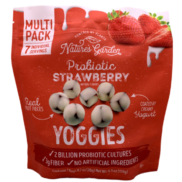 Candy & Chocolate Nature's Garden Strawberry Probiotic Yoggies hero