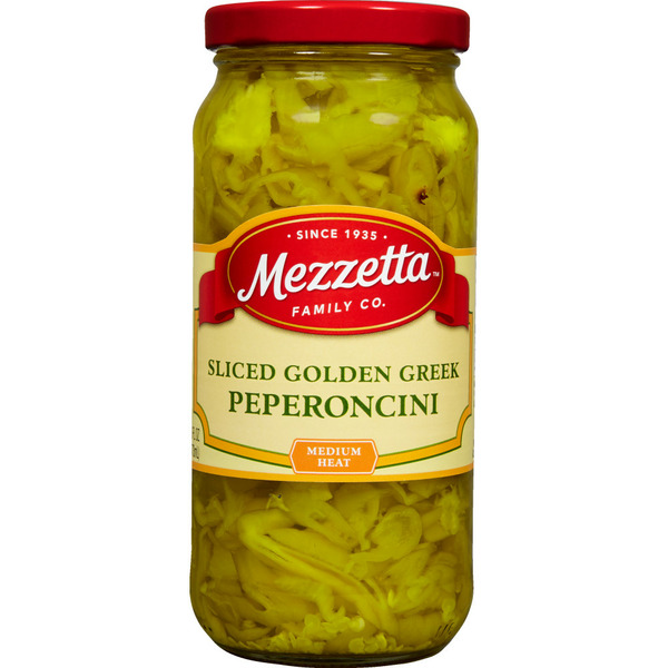 Pickled Goods & Olives Mezzetta Sliced Golden Greek Peperoncini hero