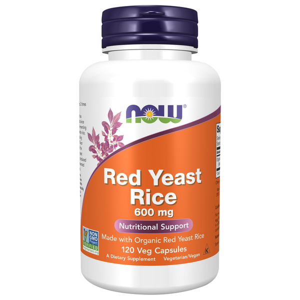 Vitamins & Supplements NOW Red Yeast Rice 600 mg hero