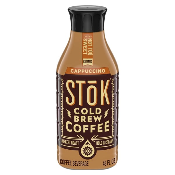 Refrigerated STōK Cold Brew Coffee Cappuccino, Creamed hero