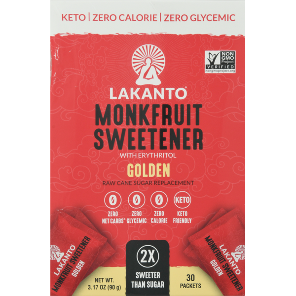 Baking Supplies & Decor Lakanto Monkfruit Sweetener with Erythritol, Golden hero