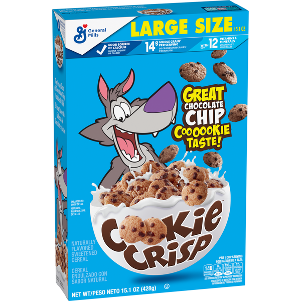 Cereal Cookie Crisp Breakfast Cereal, Chocolate Chip Cookie Taste hero