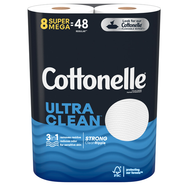 Publix Cottonelle Ultra Clean Toilet Paper Strong Toilet Tissue Super