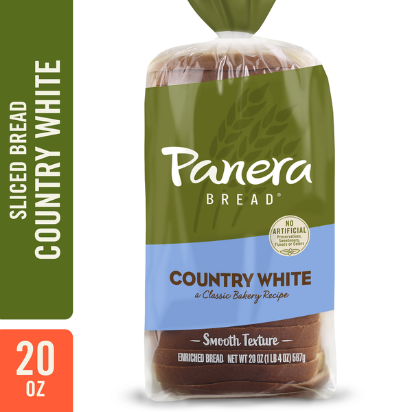 Bread Panera Bread Country White Sliced Bread hero