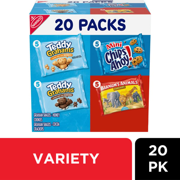 Cookies & Cakes Nabisco Variety Pack Fun Shapes! Cookies & Crackers, 5 Varieties hero