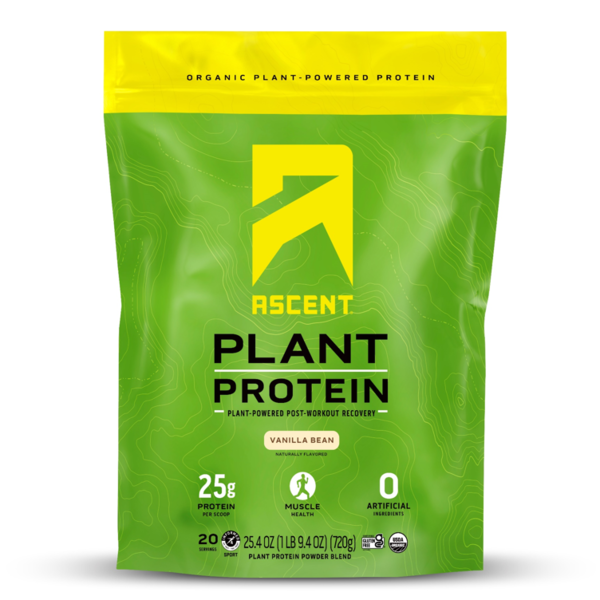 Dietary Supplements Ascent Organic Plant Protein Powder, Vanilla hero