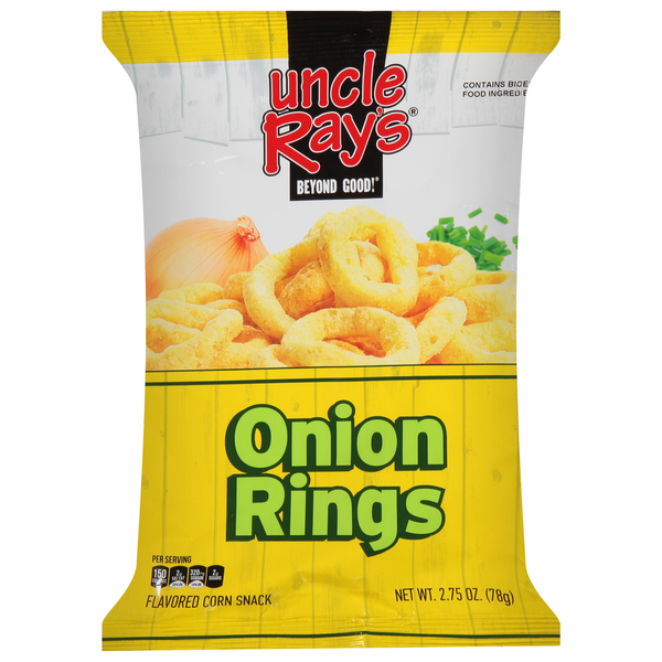 Chips & Pretzels Uncle Ray's Flavored Corn Snack, Onion Rings hero