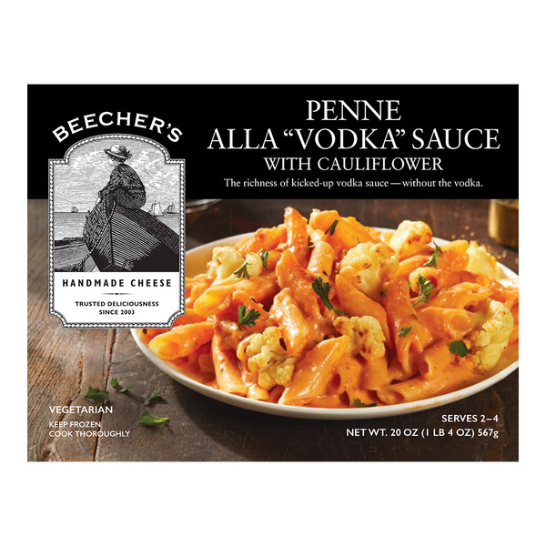 Frozen Appetizers & Sides Beecher's Handmade Cheese Penne Alla "Vodka" Sauce with Cauliflower hero