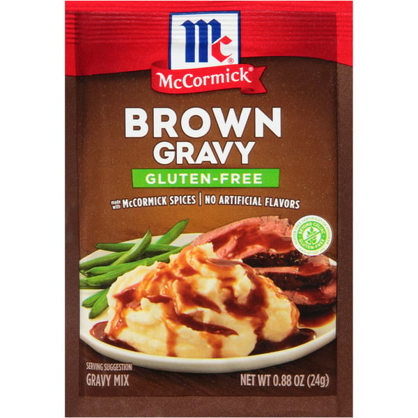 Marinades & Meat Preparation McCormick® Gluten Free Brown Gravy Seasoning Mix hero