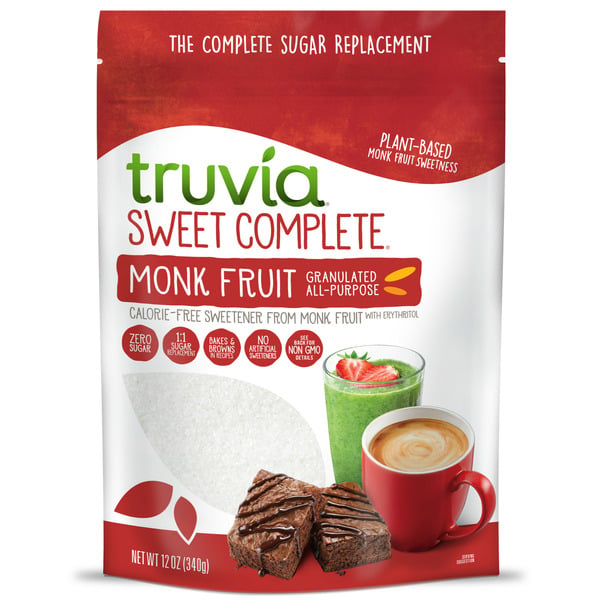 Honeys, Syrups & Nectars Truvia Sweet Complete Granulated Calorie-Free Sweetener From The Monk Fruit hero