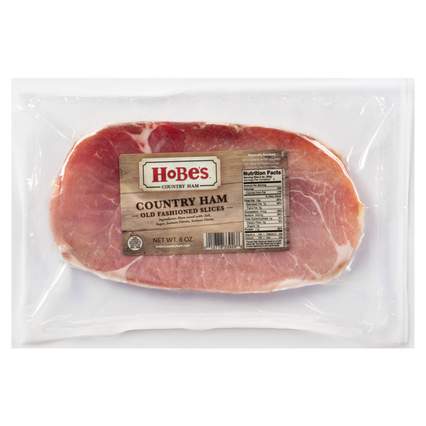 Fresh Pork & Ham Hobe's Country Ham Country Ham Old Fashioned Slices hero