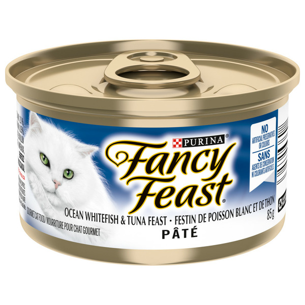 Cat Food & Care Fancy Feast Dishware Pâté Ocean Whitefish & Tuna Feast hero