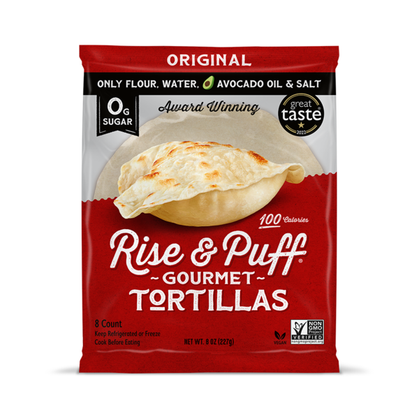 Tortillas & Flat Bread Rise & Puff Original Tortillas hero