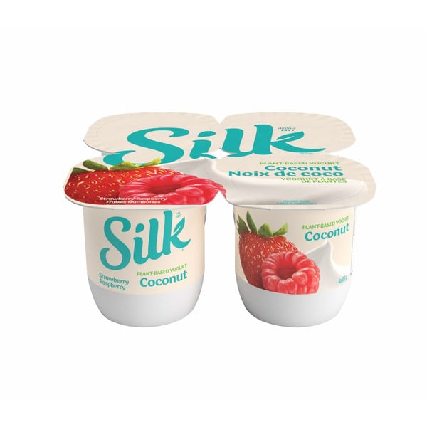 Yogurt Silk Plant Based Yogurt Coconut Base Strawberry-Raspberry 400G hero