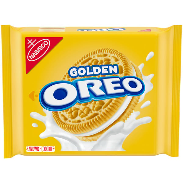 Cookies & Cakes Oreo Golden Sandwich Cookies hero