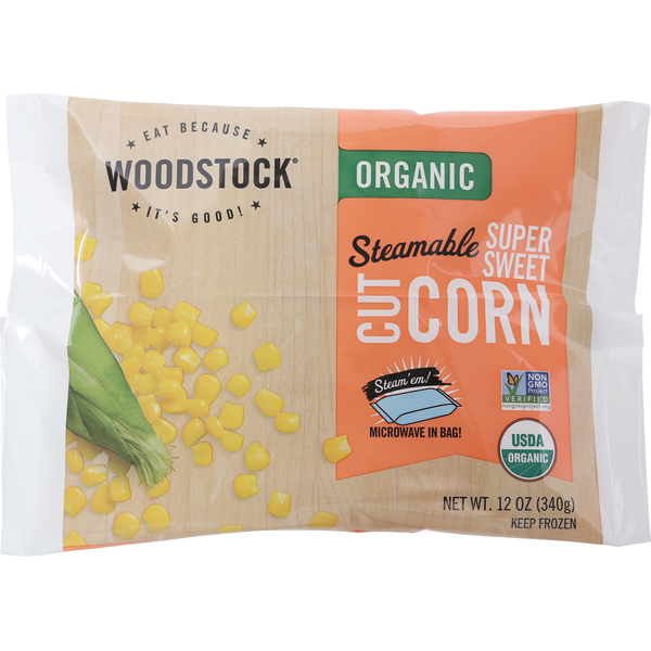 Frozen Produce WOODSTOCK Organic Steamable Super Sweet Corn hero