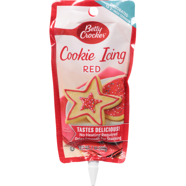 Baking Supplies & Decor Betty Crocker Cookie Icing, Red hero