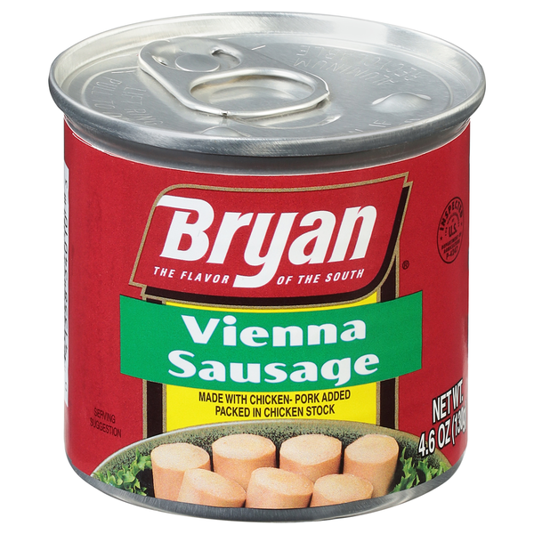 Hot Dogs, Bacon & Sausage Bryan Vienna Sausage hero