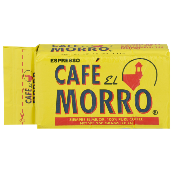 Coffee Cafe El Morro Espresso Coffee, 100% Pure hero