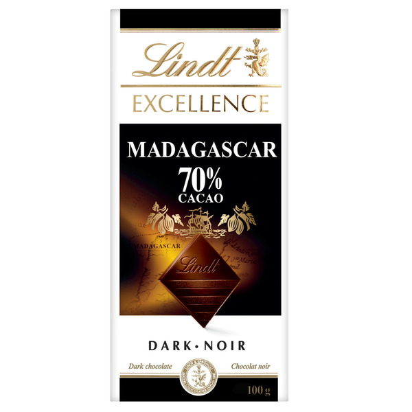 Candy & Chocolate Excellence Madagascar 70% Cacao Dark Chocolate Bar, 100 Grams hero