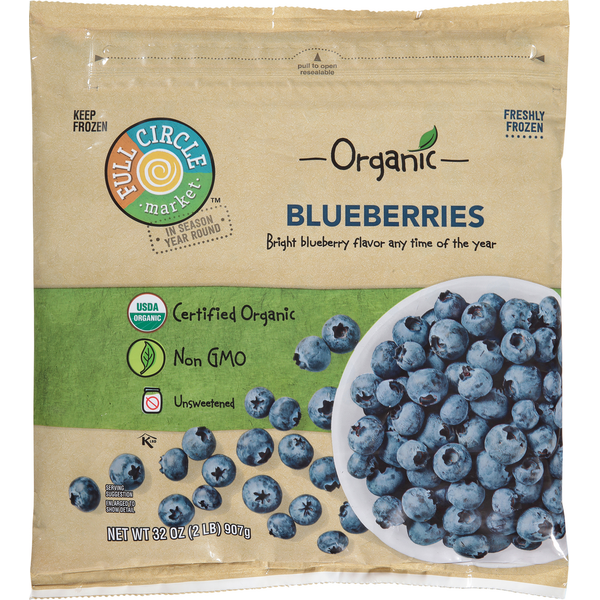 Packaged Vegetables & Fruits Full Circle Blueberries, Unsweetened hero