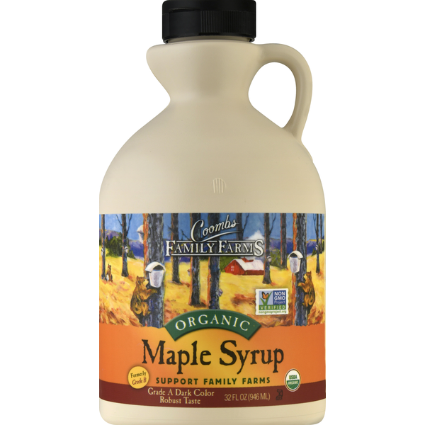 Honeys, Syrups & Nectars Coombs Family Farms Maple Syrup, Organic hero