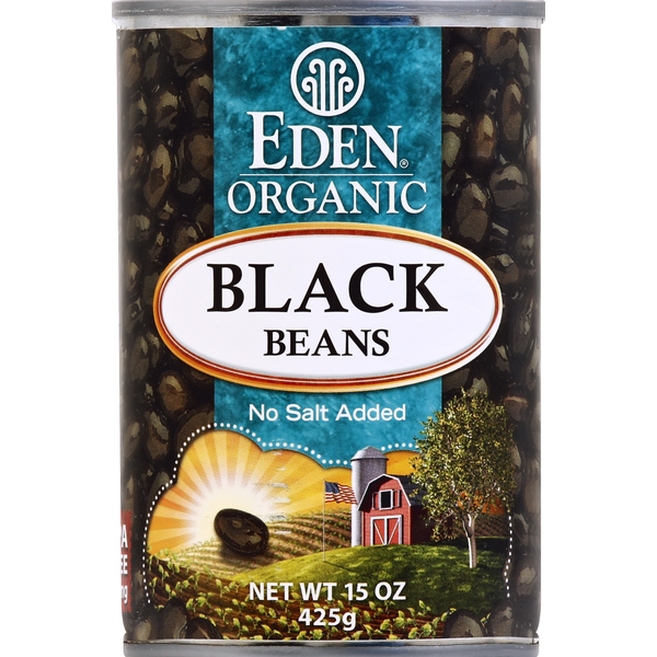 Canned Meals & Beans Eden Foods Black Beans, No Salt Added hero