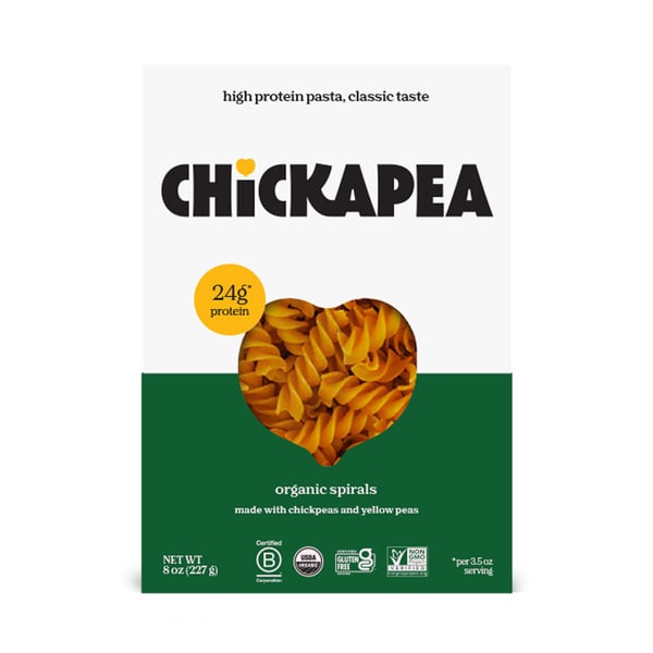 Dry Pasta Chickapea Organic Chickpea & Yellow Pea Pasta, Spirals hero